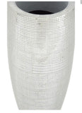 Mirror Mosaic Vase 9"W, 33"H