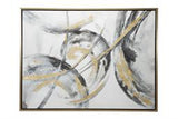 Canvas Art - Gold Abstract Framed Wall Art Decor