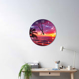 Beautiful Sunset Round/Square Acrylic Wall Clock