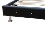 Black Full Platform Furniture Bed