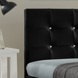 Black Queen Platform Furniture Bed