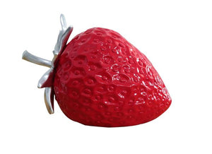 19" Strawberry Sculpture - Home Decor