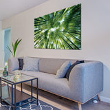 Tempered Glass Art - Green Vibrant Wall Art Decor