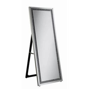 Rectangular Cheval LED Floor Mirror Silver - 24W x 63.5H