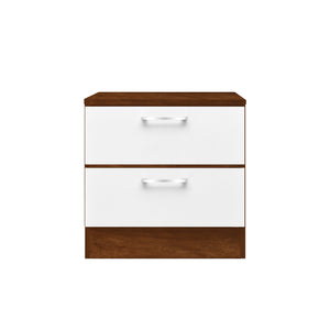 Walnut Veneer Nightstands