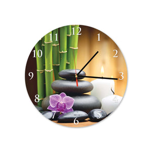 Spa Stones Round/Square Acrylic Wall Clock