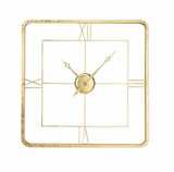 Metal Glass Wall Clock