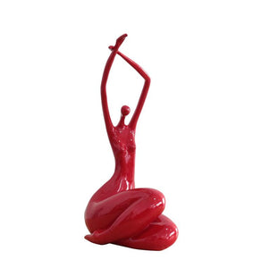 24" Sitting Hands Up Sculpture - Home Decor