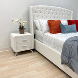 PU White Nightstands