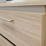 Walnut Veneer - 6 Drawers Dresser