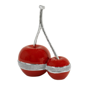 Double Cherries Sculpture - Home Decor