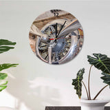 Airplane Motor Round/Square Acrylic Wall Clock