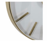 Large Round Gold Stainless Steel Modern Wall Clock