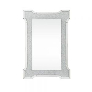 Nowles Wall Decor - Mirrored & Faux Stones - 31" x 1" x 47"H