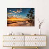 Tempered Glass Art - Paradise Beach Fine Wall Art Decor