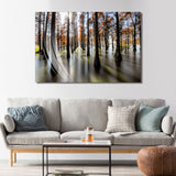 Tempered Glass Art - Autumn Forest Wall Art Decor