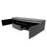 TV Stands and Entertainment Centers with LED Light 71 inch