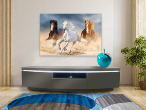 TV Stands and Entertainment Centers with LED Light 71 inch