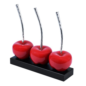 3 Cherries Tabletop Decor - Home Decor