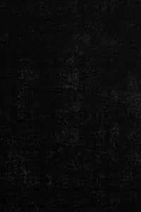 Modern Black Spaghetti Shag Area Rug