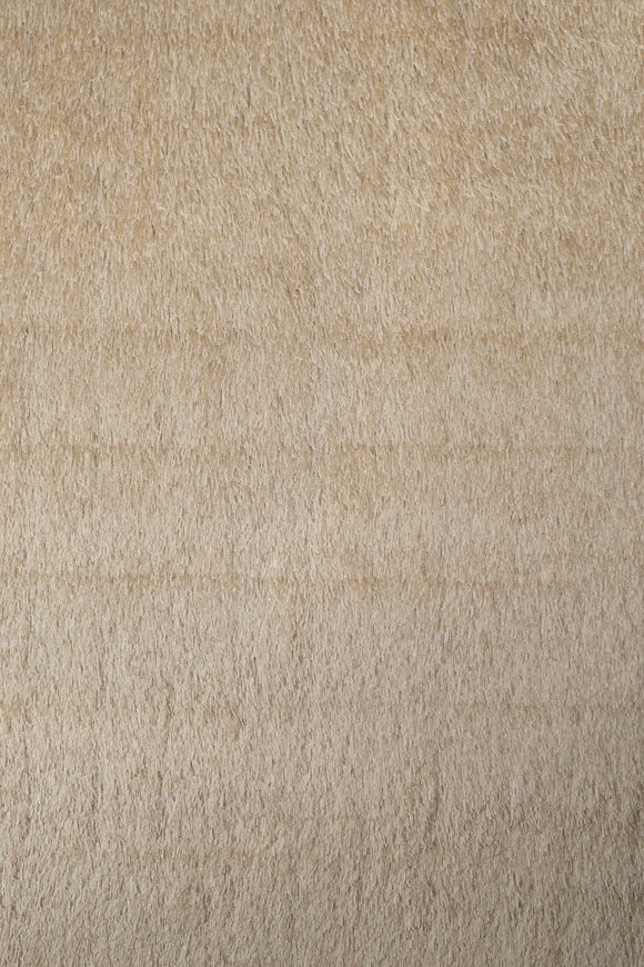 Modern Beige Ribbon Shag Area Rug