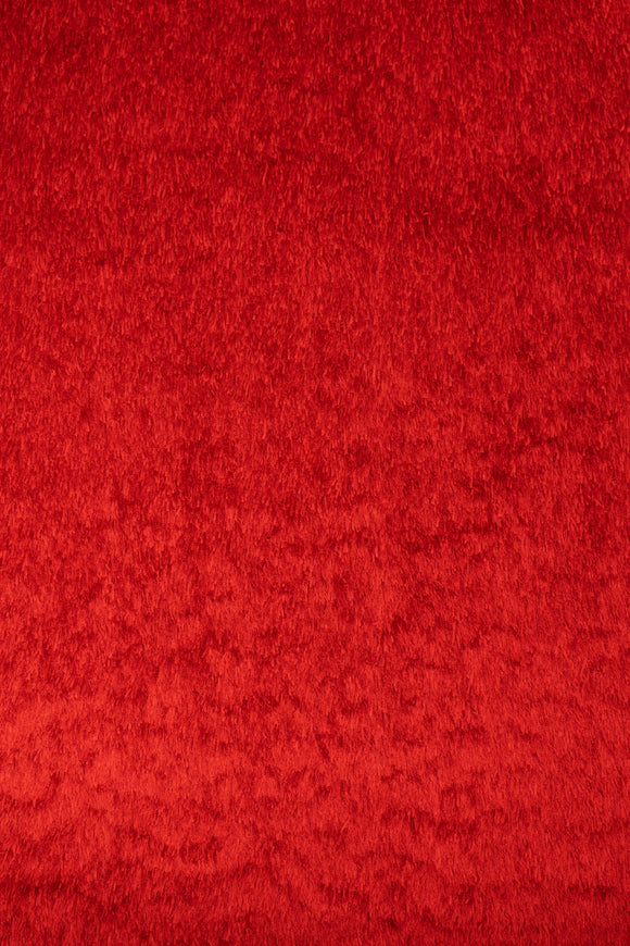 Modern Red Ribbon Shag Area Rug