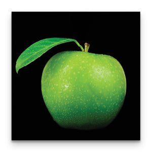 Tempered Glass Art - Green Apple Wall Art Decor