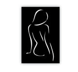 Acrylic Art - Women Silhuette Wall Art Decor