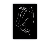 Acrylic Art - Women Silhuette Wall Art Decor