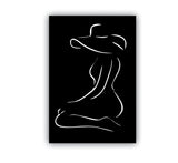 Acrylic Art - Women Silhuette Wall Art Decor