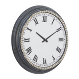 Copy of White Metal Farmhouse Wall Clock - 23" x 3" x 23"