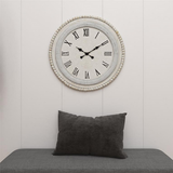 Copy of White Wood Farmhouse Vintage Wall Clock - 22" x 1" x 22"