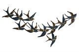 Copy of Metal Art - Black Metal Coastal Birds Wall Decor - 52" x 3" x 27"