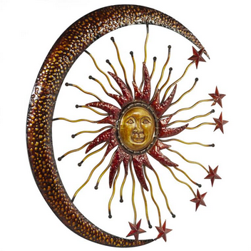 Copy of Metal Art - Gold Metal Rustic Stars Wall Decor - 36