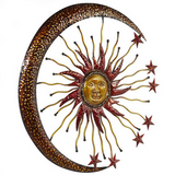 Copy of Metal Art - Gold Metal Rustic Stars Wall Decor - 36" x 1" x 36"