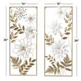 Copy of Metal Art - Gold Coastal Wall Decor - Set of 2 14"W X 35"H