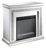 Rectangular Freestanding Fireplace Mirror