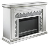 Rectangular Glamorous Fireplace Mirror