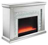 Rectangular Glamorous Fireplace Mirror