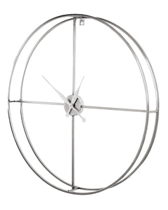 Stainless Steel Decorative Wall Clock - 34" x 4" x 34"