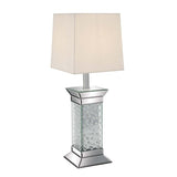 Silver Glass Glam Table Lamp 30 x 13 x 13 - 13 X 30